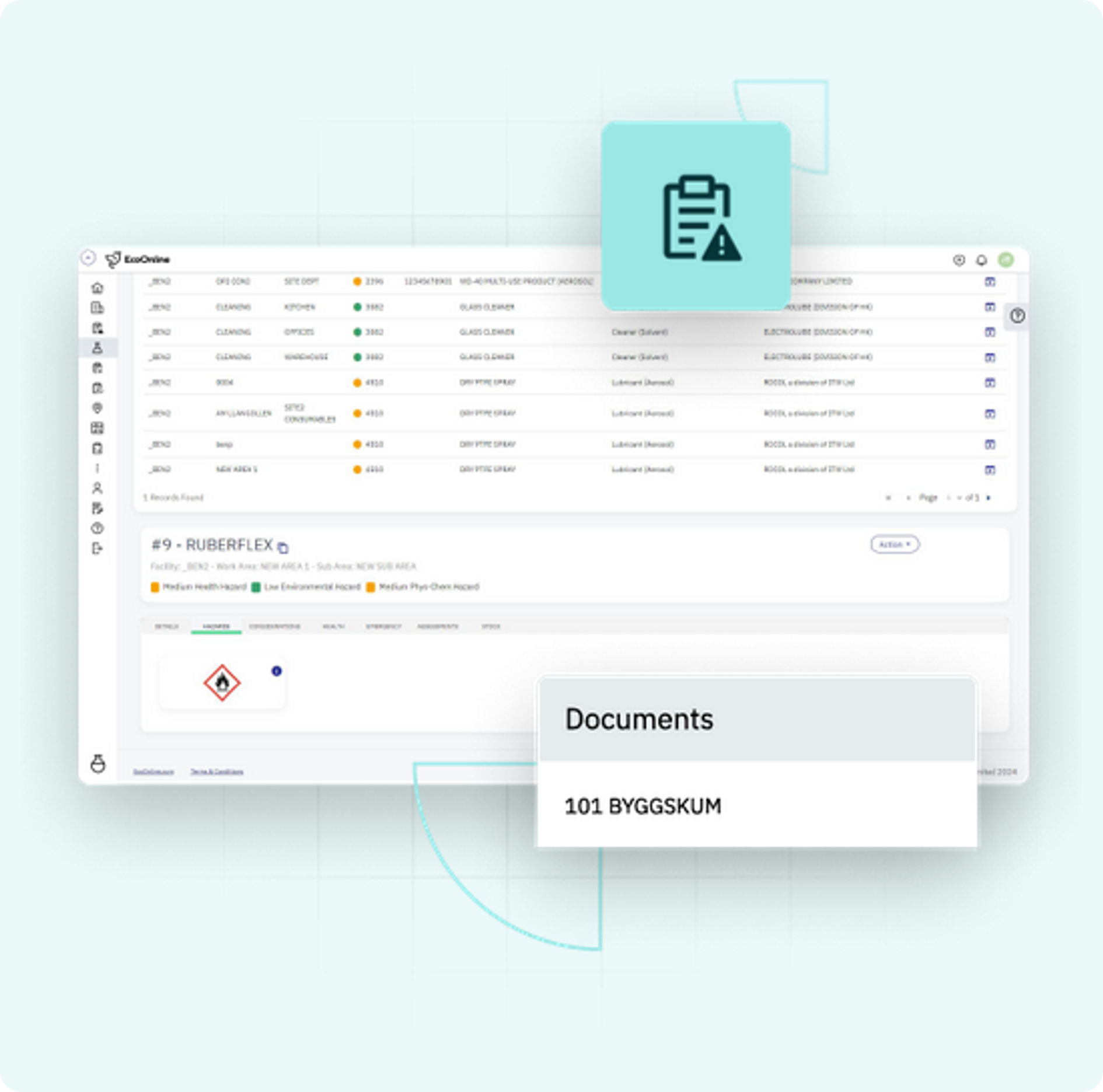 Chem Manager Screens