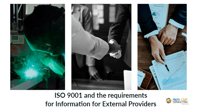 ISO 9001 and the requirements for Information for External Providers
