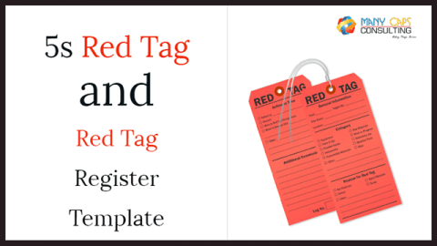 5s Red Tag and Red Tag Register Template
