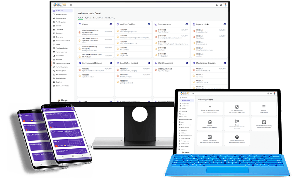 Mango QHSE on Multiple Devices